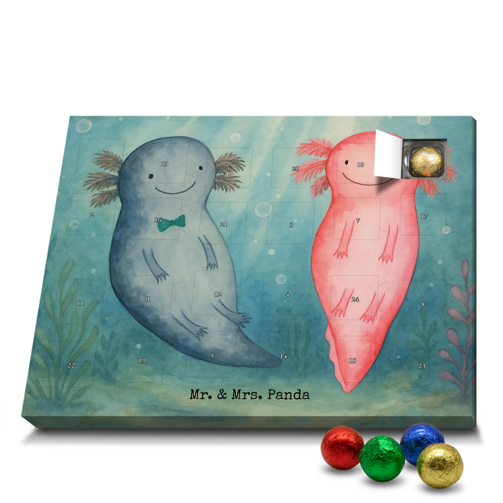 Chocolate advent calendar axolotl Love Design Loving, Two, Together, Marriage, Proposal of marriage, Love gift, gift for her, gift for him, anniversary gift, Valentine&#39;s Day Gift for Women Love Gift Anniversary Wedding Anniversary Party Favor Gift for Girlfriend Gift for Partner Boyfriend Gift Token of Love for Men for Husband