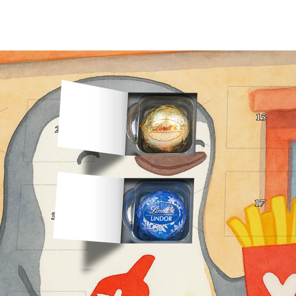 Chocolate advent calendar penguin French fries Design Loving, Two, Together, Marriage, Proposal of marriage, Love gift, gift for her, gift for him, anniversary gift, Valentine&#39;s Day Gift for Women Love Gift Anniversary Wedding Anniversary Party Favor Gift for Girlfriend Gift for Partner Boyfriend Gift Token of Love for Men for Husband