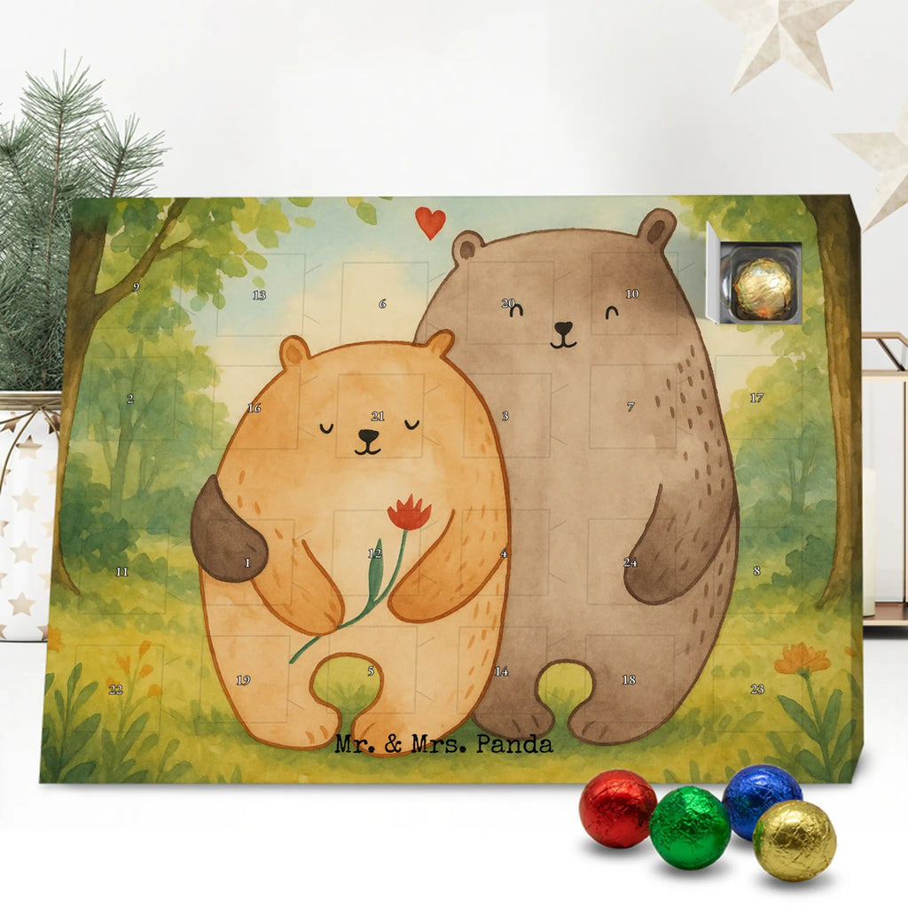 Chocolate advent calendar Bears in love Design Loving, Two, Together, Marriage, Proposal of marriage, Love gift, gift for her, gift for him, anniversary gift, Girlfriend, Engaged, Boyfriend, Gift Wedding, Gift Friend, Anniversary, In love, Wedding anniversary, Married, Gift Girlfriend, Bears, Proof of love