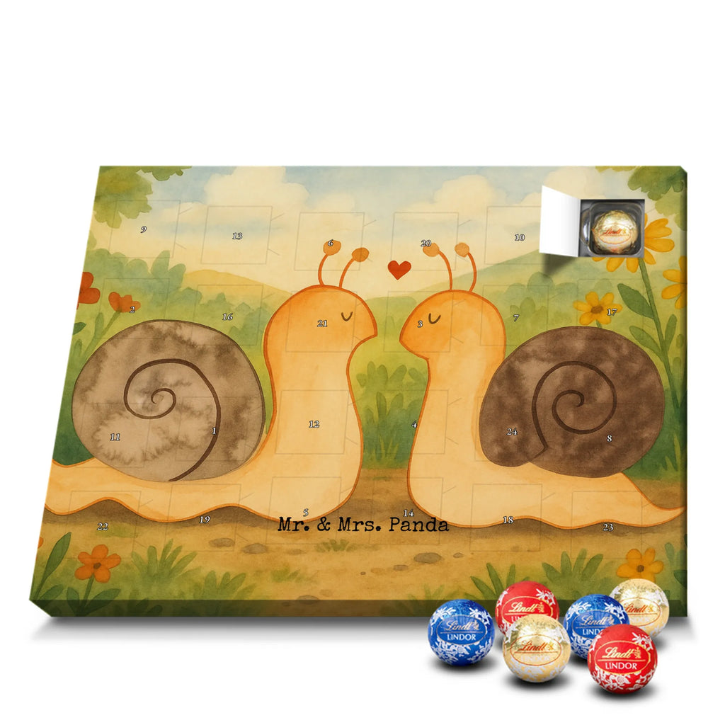 Chocolate advent calendar Snails in love Design Loving, Two, Together, Marriage, Proposal of marriage, Love gift, gift for her, gift for him, anniversary gift