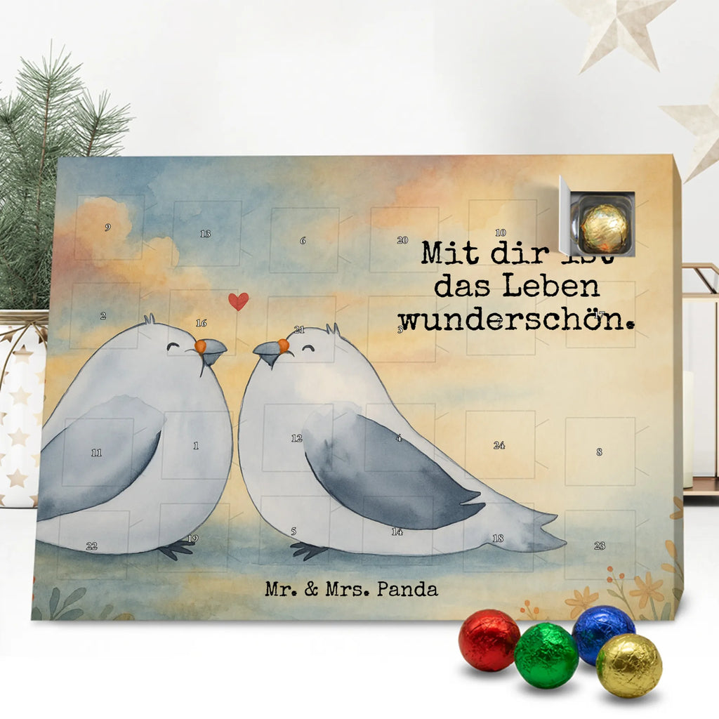 Chocolate advent calendar Turtledoves in love Design Loving, Two, Together, Marriage, Proposal of marriage, Love gift, gift for her, gift for him, anniversary gift, Turtle doves, Gift Friend, Married, Gift Wedding, Doves, Gift Girlfriend, In love, Wedding anniversary, Engaged, Anniversary, Girlfriend, Turtledove, Proof of love, Friend