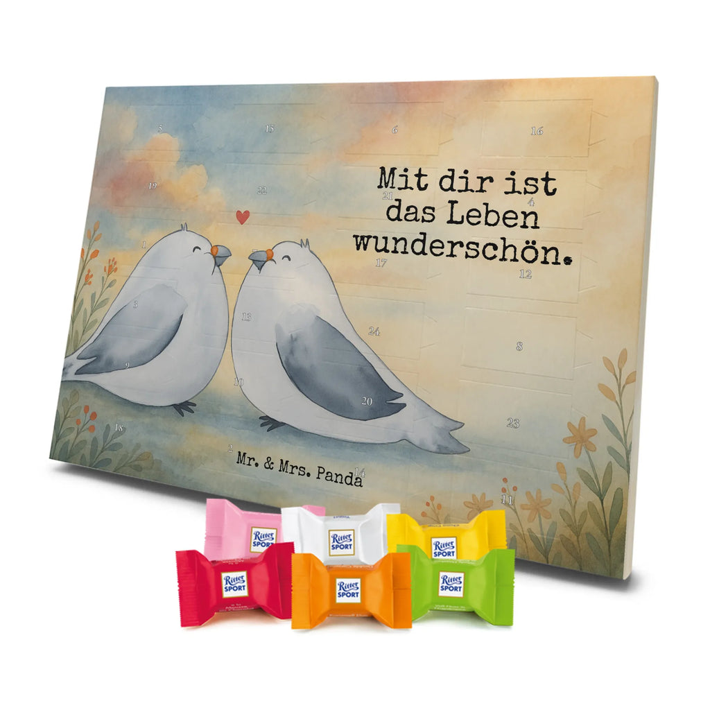 Chocolate advent calendar Turtledoves in love Design Loving, Two, Together, Marriage, Proposal of marriage, Love gift, gift for her, gift for him, anniversary gift, Turtle doves, Gift Friend, Married, Gift Wedding, Doves, Gift Girlfriend, In love, Wedding anniversary, Engaged, Anniversary, Girlfriend, Turtledove, Proof of love, Friend