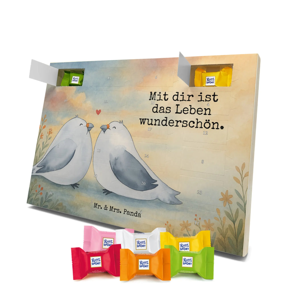 Chocolate advent calendar Turtledoves in love Design Loving, Two, Together, Marriage, Proposal of marriage, Love gift, gift for her, gift for him, anniversary gift, Turtle doves, Gift Friend, Married, Gift Wedding, Doves, Gift Girlfriend, In love, Wedding anniversary, Engaged, Anniversary, Girlfriend, Turtledove, Proof of love, Friend