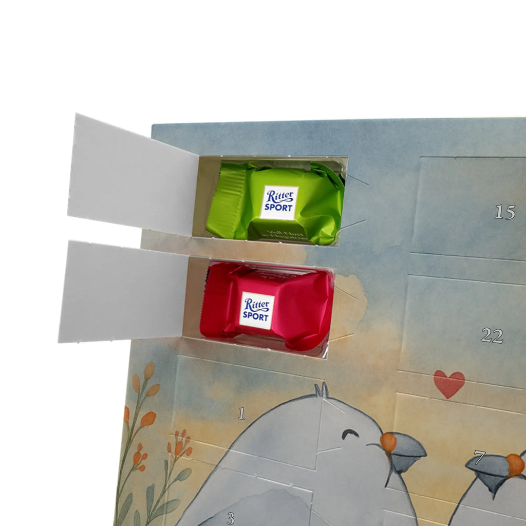 Chocolate advent calendar Turtledoves in love Design Loving, Two, Together, Marriage, Proposal of marriage, Love gift, gift for her, gift for him, anniversary gift, Turtle doves, Gift Friend, Married, Gift Wedding, Doves, Gift Girlfriend, In love, Wedding anniversary, Engaged, Anniversary, Girlfriend, Turtledove, Proof of love, Friend