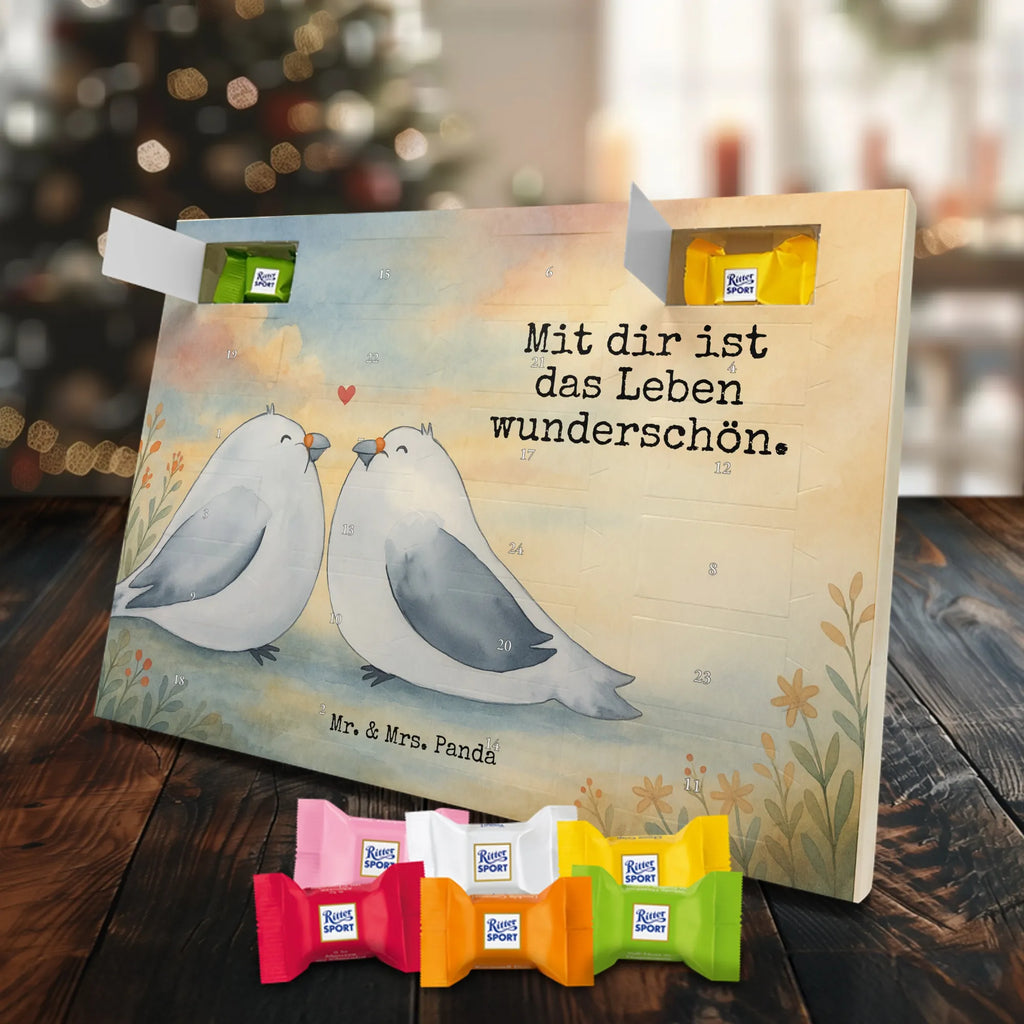 Chocolate advent calendar Turtledoves in love Design Loving, Two, Together, Marriage, Proposal of marriage, Love gift, gift for her, gift for him, anniversary gift, Turtle doves, Gift Friend, Married, Gift Wedding, Doves, Gift Girlfriend, In love, Wedding anniversary, Engaged, Anniversary, Girlfriend, Turtledove, Proof of love, Friend
