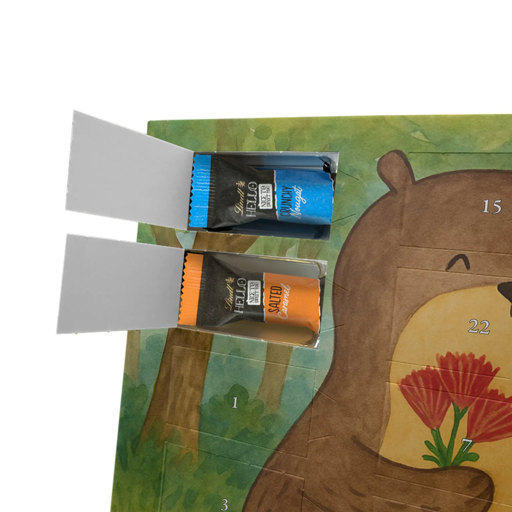 Chocolate advent calendar otter Bunch of flowers Design animal lover, marten, sea otter, European otter, water mammal, aquatic animal, baby otter, predator, water, otter gifts, gift ideas for animal lovers, animal, mammal, water animal, gifts for people in love, Otter Sea Otter Lake Otter