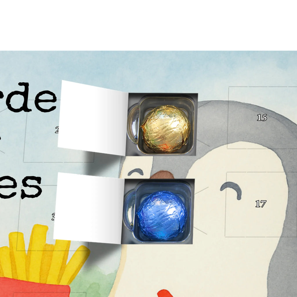 Chocolate advent calendar penguin French fries Design Loving, Two, Together, Marriage, Proposal of marriage, Love gift, gift for her, gift for him, anniversary gift, Valentine&#39;s Day Gift for Women Love Gift Anniversary Wedding Anniversary Party Favor Gift for Girlfriend Gift for Partner Boyfriend Gift Token of Love for Men for Husband