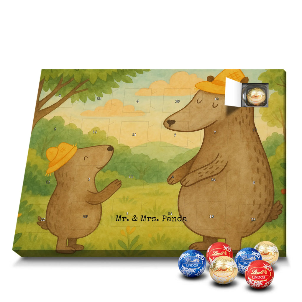 Chocolate advent calendar Bears with hats Design Father's Day, Mother's Day, father, role model, son, sons, children, favourite person, father-son, child, father's day