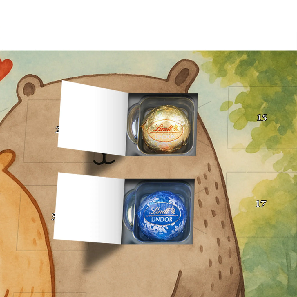 Chocolate advent calendar Bears in love Design Loving, Two, Together, Marriage, Proposal of marriage, Love gift, gift for her, gift for him, anniversary gift, Girlfriend, Engaged, Boyfriend, Gift Wedding, Gift Friend, Anniversary, In love, Wedding anniversary, Married, Gift Girlfriend, Bears, Proof of love