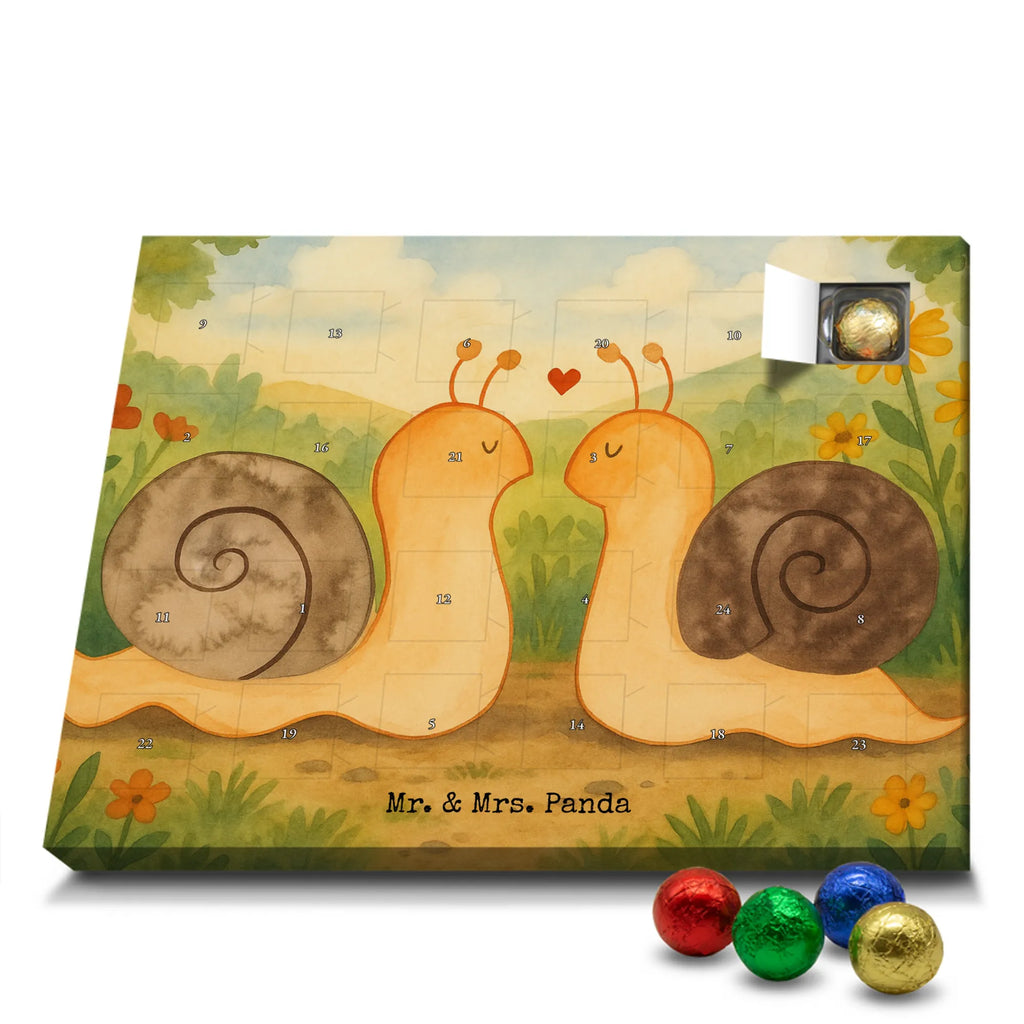 Chocolate advent calendar Snails in love Design Loving, Two, Together, Marriage, Proposal of marriage, Love gift, gift for her, gift for him, anniversary gift