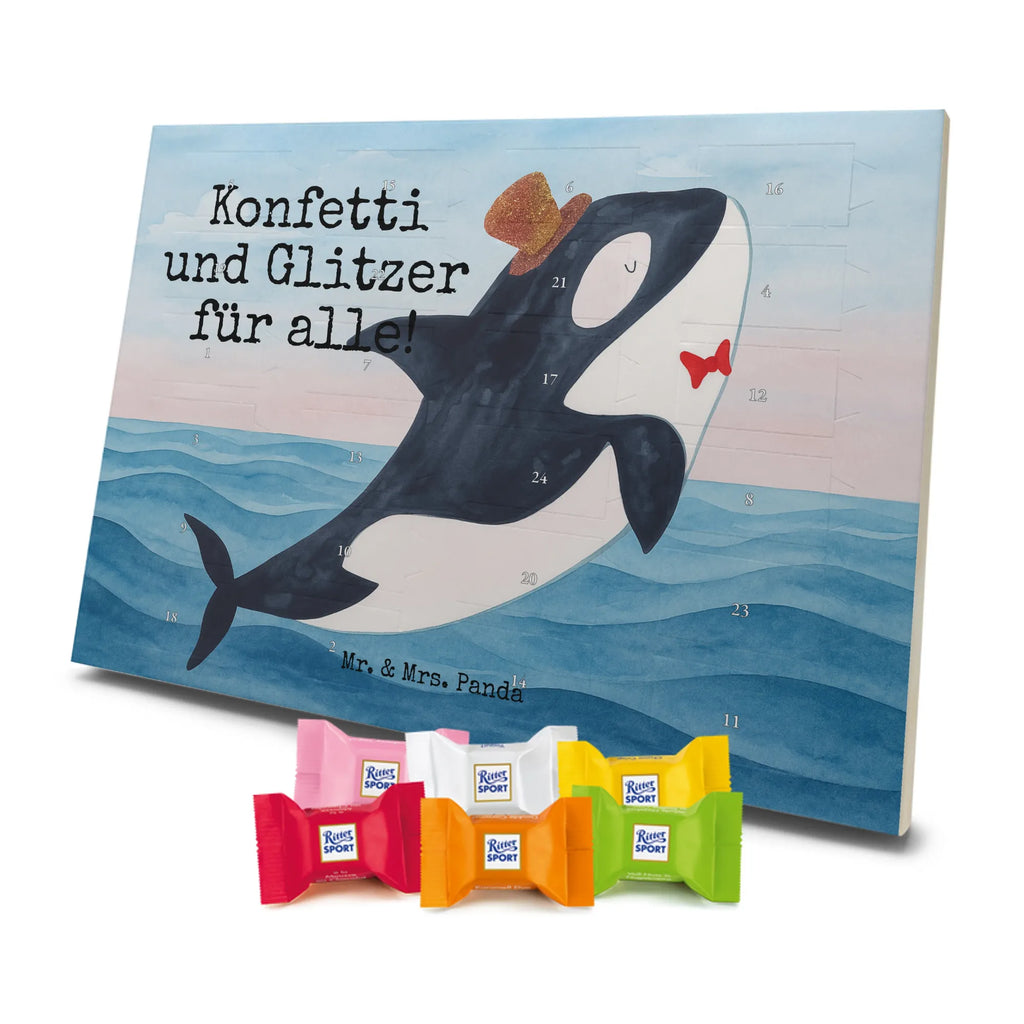 Chocolate advent calendar orca cylinder Design gift ideas, vacation, Seafood, aquatic animals, ocean, shells, corals, reef, whale, narwhal, sea urchin, lobster, platypus, manatee, crocodile, shrimp, gifts for seafood lovers, water world, underwater animals, underwater world, deep sea, seafood fans, seafood decoration, seafood posters, celebration, birthday, feast, confetti, congratulations