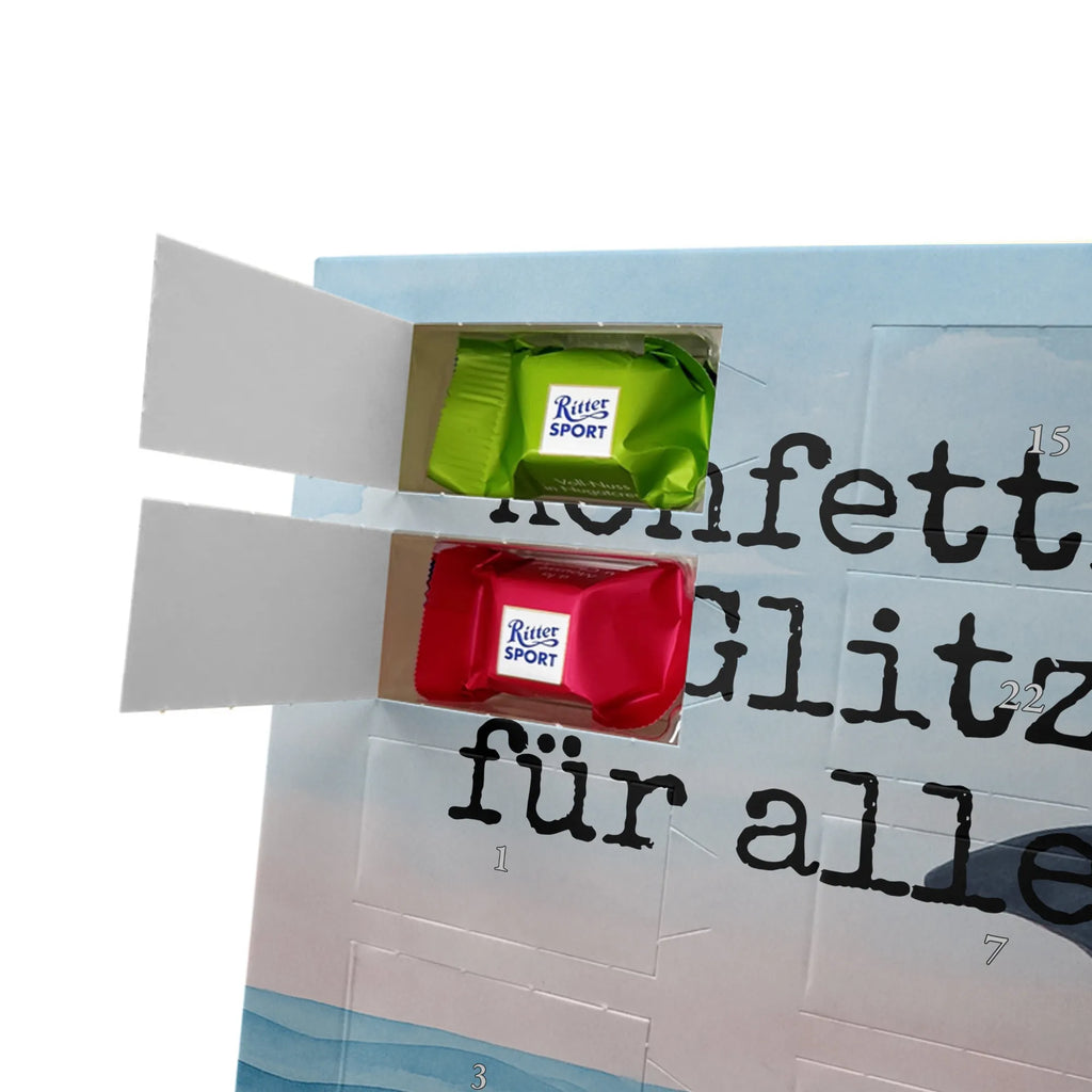 Chocolate advent calendar orca cylinder Design gift ideas, vacation, Seafood, aquatic animals, ocean, shells, corals, reef, whale, narwhal, sea urchin, lobster, platypus, manatee, crocodile, shrimp, gifts for seafood lovers, water world, underwater animals, underwater world, deep sea, seafood fans, seafood decoration, seafood posters, celebration, birthday, feast, confetti, congratulations