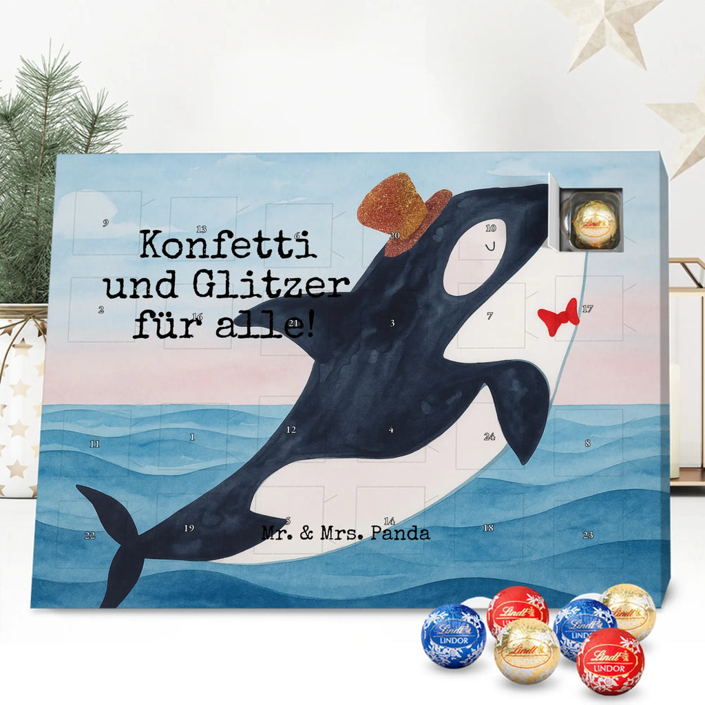 Chocolate advent calendar orca cylinder Design gift ideas, vacation, Seafood, aquatic animals, ocean, shells, corals, reef, whale, narwhal, sea urchin, lobster, platypus, manatee, crocodile, shrimp, gifts for seafood lovers, water world, underwater animals, underwater world, deep sea, seafood fans, seafood decoration, seafood posters, celebration, birthday, feast, confetti, congratulations