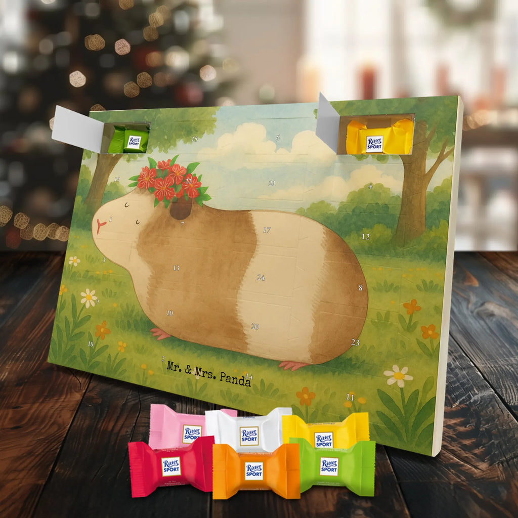 Chocolate advent calendar Guinea pig wisdom Design card, gift ideas, gifts, small animals, cute, cute animal motives, hand drawn, funny sayings, good mood, special gifts, animal lover, wonderland, saying, wisdom, reality, flower child, guinea pig, wonder