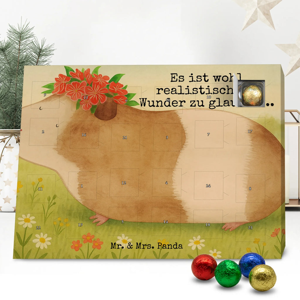 Chocolate advent calendar Guinea pig wisdom Design card, gift ideas, gifts, small animals, cute, cute animal motives, hand drawn, funny sayings, good mood, special gifts, animal lover, wonderland, saying, wisdom, reality, flower child, guinea pig, wonder