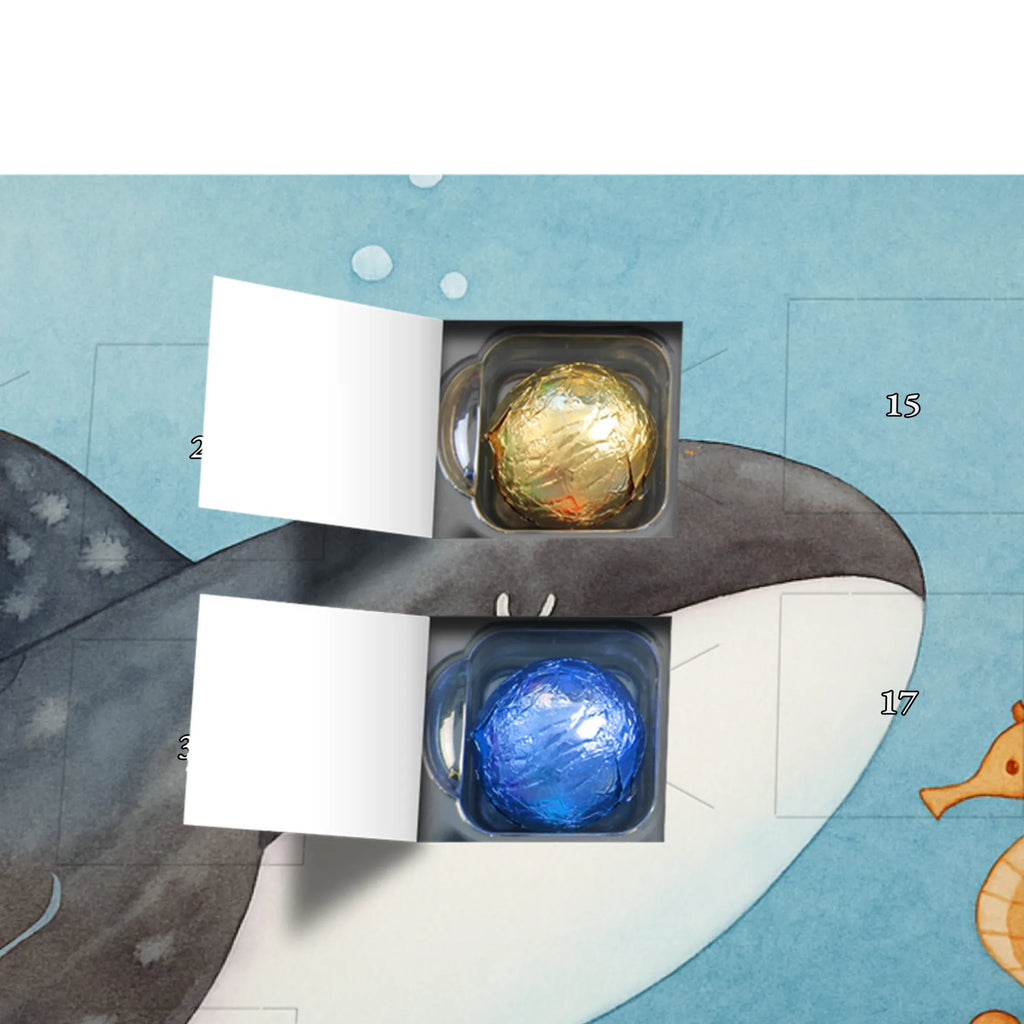 Chocolate advent calendar Orca Design gift ideas, vacation, Seafood, aquatic animals, ocean, shells, corals, reef, whale, narwhal, sea urchin, lobster, platypus, manatee, crocodile, shrimp, gifts for seafood lovers, water world, underwater animals, underwater world, deep sea, seafood fans, seafood decoration, seafood posters, killer whale, self-love, work, new start, opportunities