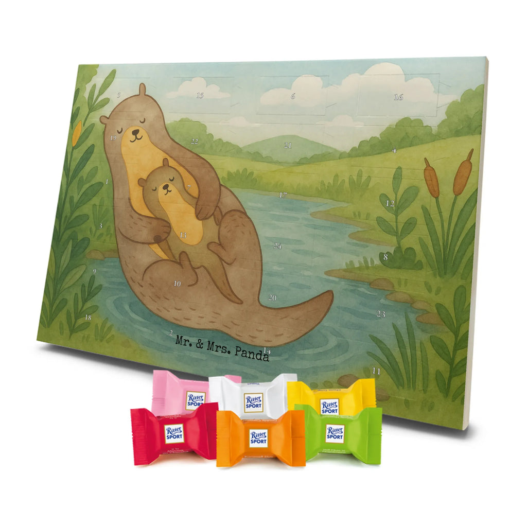 Chocolate advent calendar otter child Design animal lover, marten, sea otter, European otter, water mammal, aquatic animal, baby otter, predator, water, otter gifts, gift ideas for animal lovers, animal, mammal, water animal, gifts for people in love, Otter Sea Otter Lake Otter