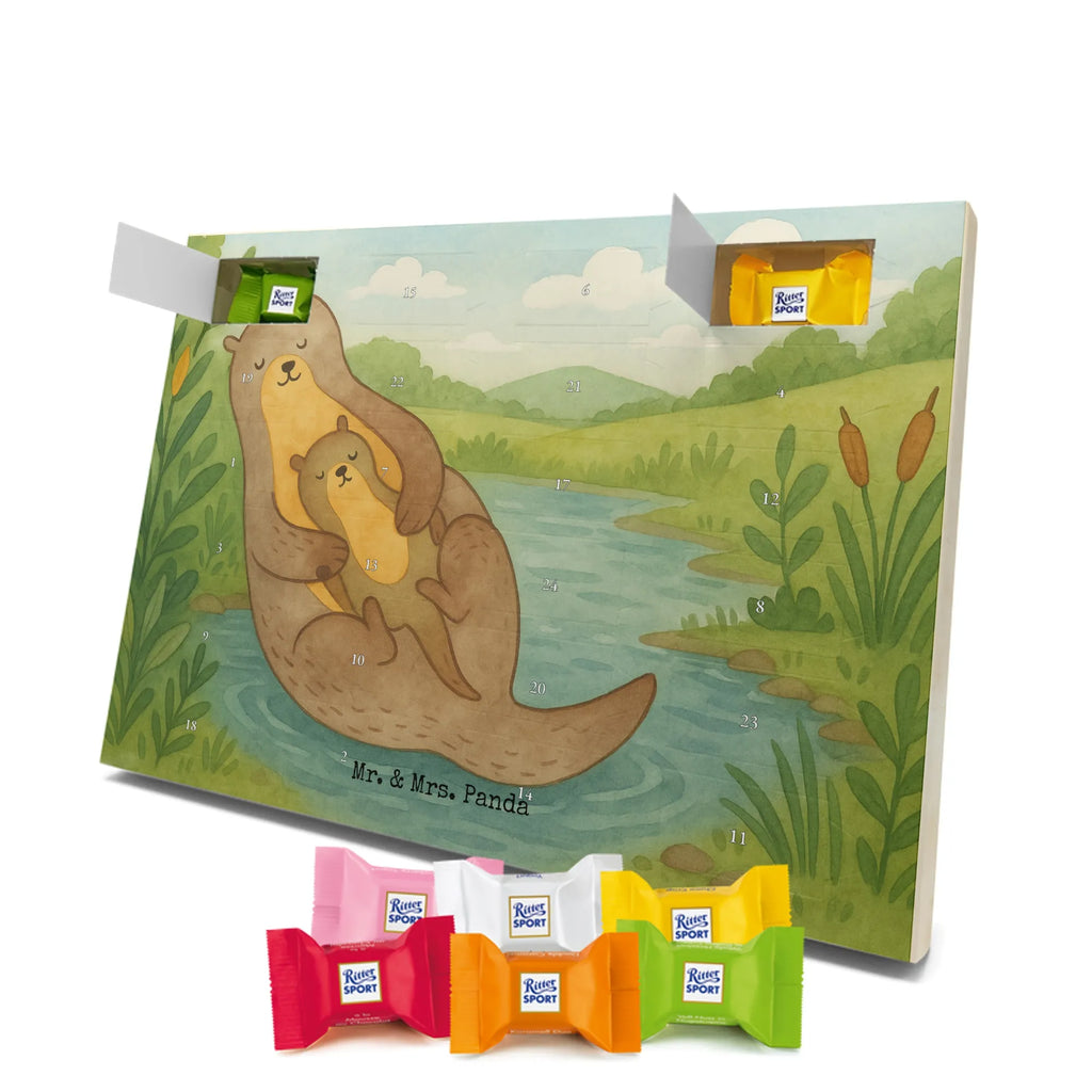 Chocolate advent calendar otter child Design animal lover, marten, sea otter, European otter, water mammal, aquatic animal, baby otter, predator, water, otter gifts, gift ideas for animal lovers, animal, mammal, water animal, gifts for people in love, Otter Sea Otter Lake Otter