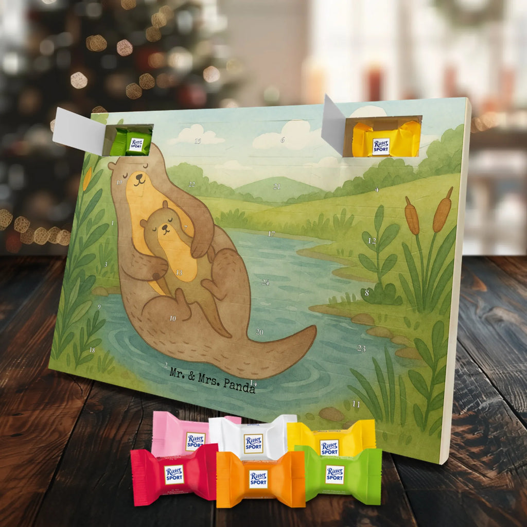 Chocolate advent calendar otter child Design animal lover, marten, sea otter, European otter, water mammal, aquatic animal, baby otter, predator, water, otter gifts, gift ideas for animal lovers, animal, mammal, water animal, gifts for people in love, Otter Sea Otter Lake Otter