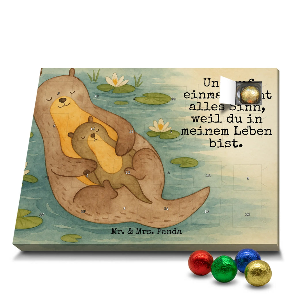 Chocolate advent calendar otter child Design animal lover, marten, sea otter, European otter, water mammal, aquatic animal, baby otter, predator, water, otter gifts, gift ideas for animal lovers, animal, mammal, water animal, gifts for people in love, Otter Sea Otter Lake Otter
