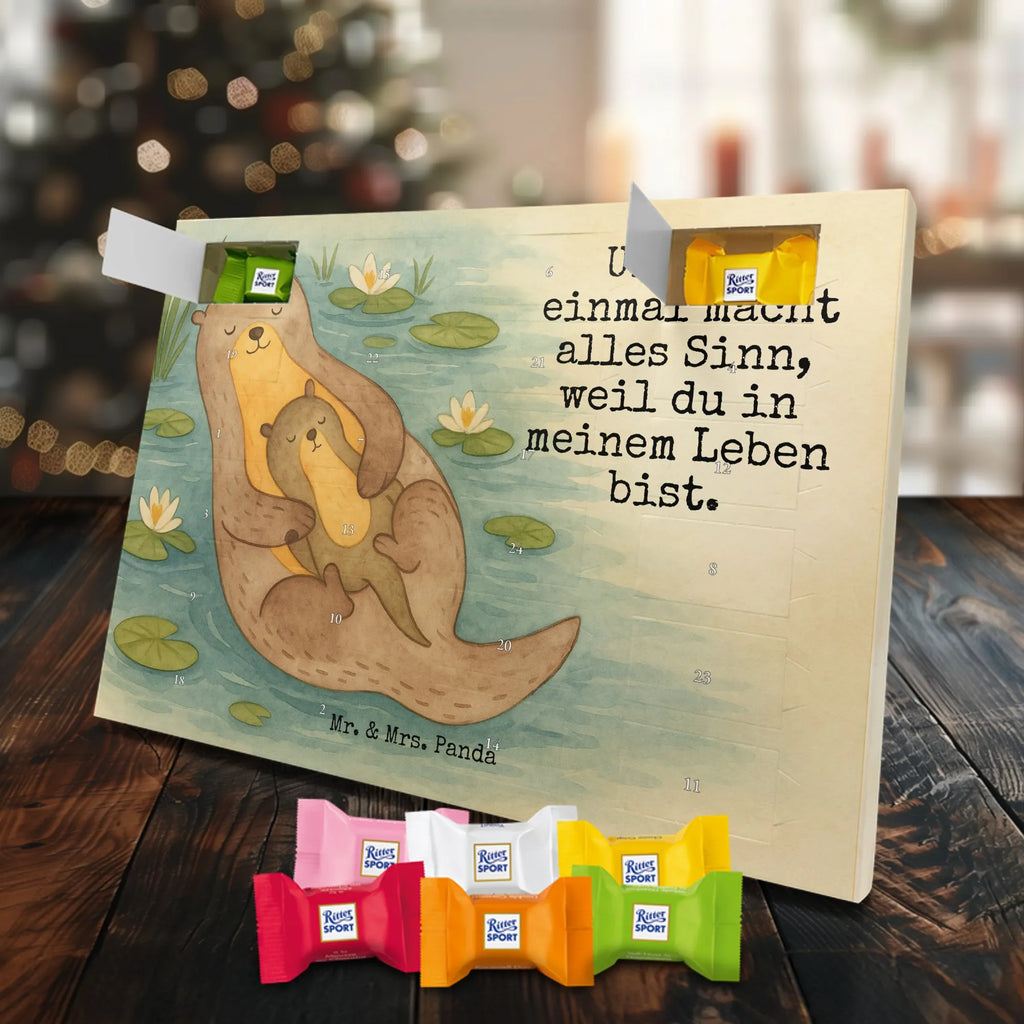 Chocolate advent calendar otter child Design animal lover, marten, sea otter, European otter, water mammal, aquatic animal, baby otter, predator, water, otter gifts, gift ideas for animal lovers, animal, mammal, water animal, gifts for people in love, Otter Sea Otter Lake Otter