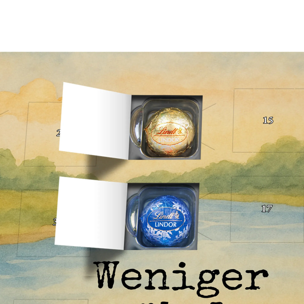 Chocolate advent calendar otter shell Design animal lover, marten, sea otter, European otter, water mammal, aquatic animal, baby otter, predator, water, otter gifts, gift ideas for animal lovers, animal, mammal, water animal, gifts for people in love, daydreaming, otter love, dreaming, brooding