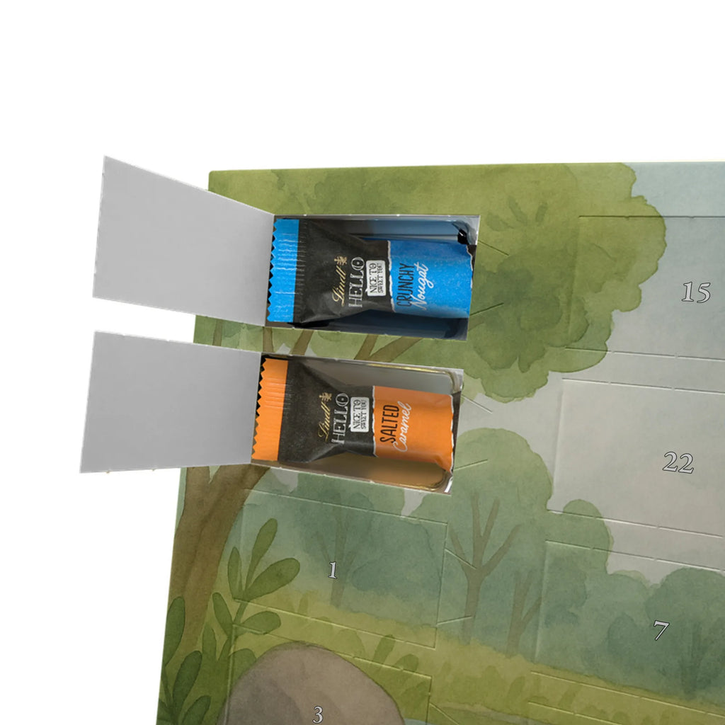 Chocolate advent calendar otter Belly Design animal lover, marten, sea otter, European otter, water mammal, aquatic animal, baby otter, predator, water, otter gifts, gift ideas for animal lovers, animal, mammal, water animal, gifts for people in love, Otter Sea Otter Lake Otter