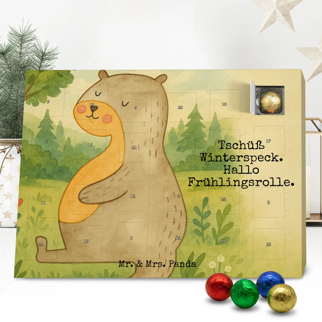 Chocolate advent calendar otter Belly Design animal lover, marten, sea otter, European otter, water mammal, aquatic animal, baby otter, predator, water, otter gifts, gift ideas for animal lovers, animal, mammal, water animal, gifts for people in love, Otter Sea Otter Lake Otter