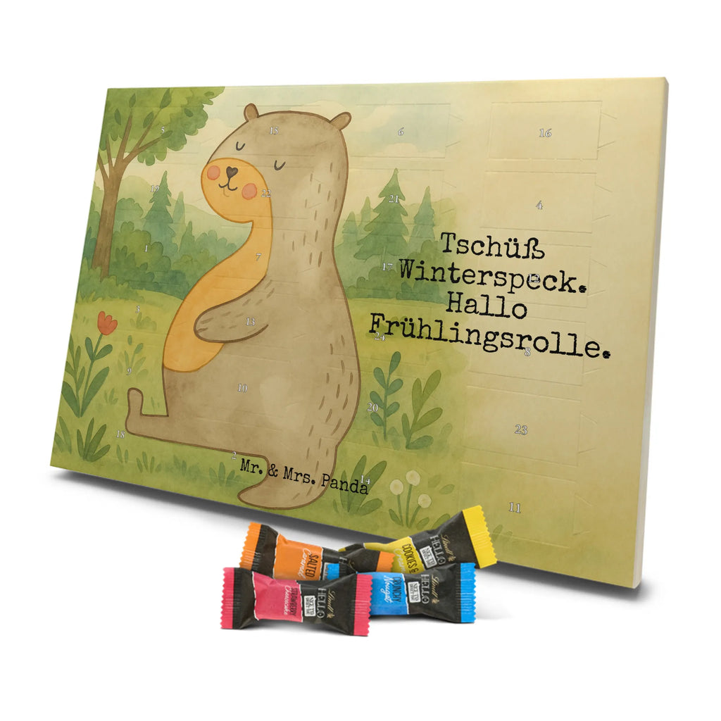 Chocolate advent calendar otter Belly Design animal lover, marten, sea otter, European otter, water mammal, aquatic animal, baby otter, predator, water, otter gifts, gift ideas for animal lovers, animal, mammal, water animal, gifts for people in love, Otter Sea Otter Lake Otter