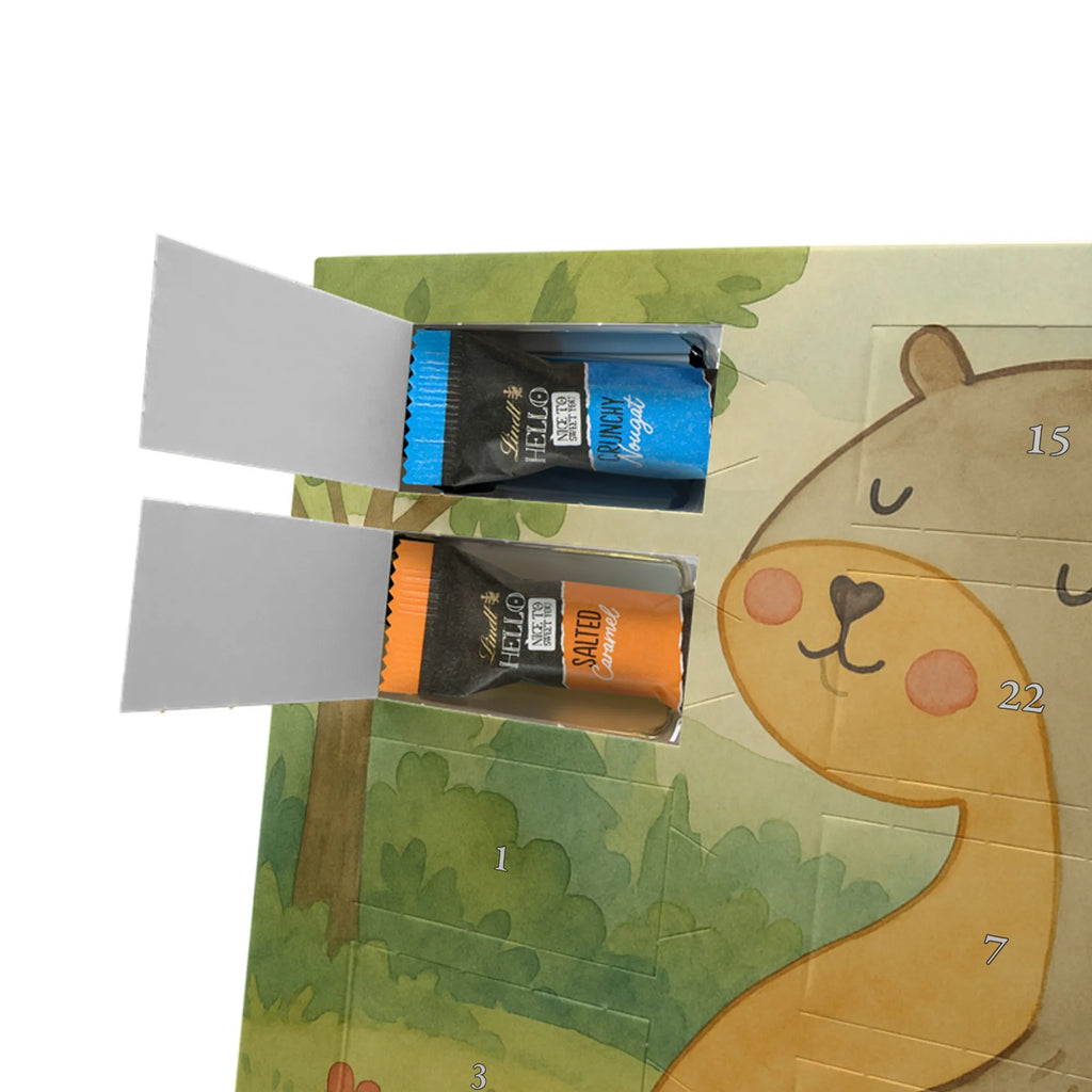 Chocolate advent calendar otter Belly Design animal lover, marten, sea otter, European otter, water mammal, aquatic animal, baby otter, predator, water, otter gifts, gift ideas for animal lovers, animal, mammal, water animal, gifts for people in love, Otter Sea Otter Lake Otter