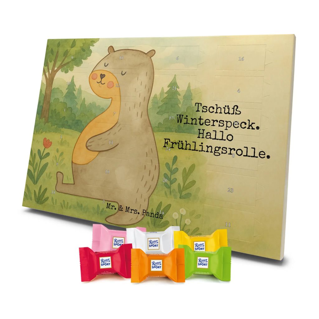 Chocolate advent calendar otter Belly Design animal lover, marten, sea otter, European otter, water mammal, aquatic animal, baby otter, predator, water, otter gifts, gift ideas for animal lovers, animal, mammal, water animal, gifts for people in love, Otter Sea Otter Lake Otter