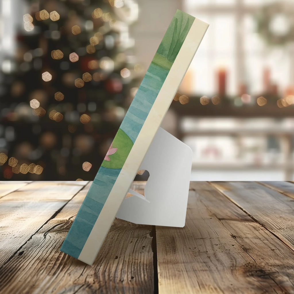 Chocolate advent calendar otter Water Lily Design animal lover, marten, sea otter, European otter, water mammal, aquatic animal, baby otter, predator, water, otter gifts, gift ideas for animal lovers, animal, mammal, water animal, gifts for people in love