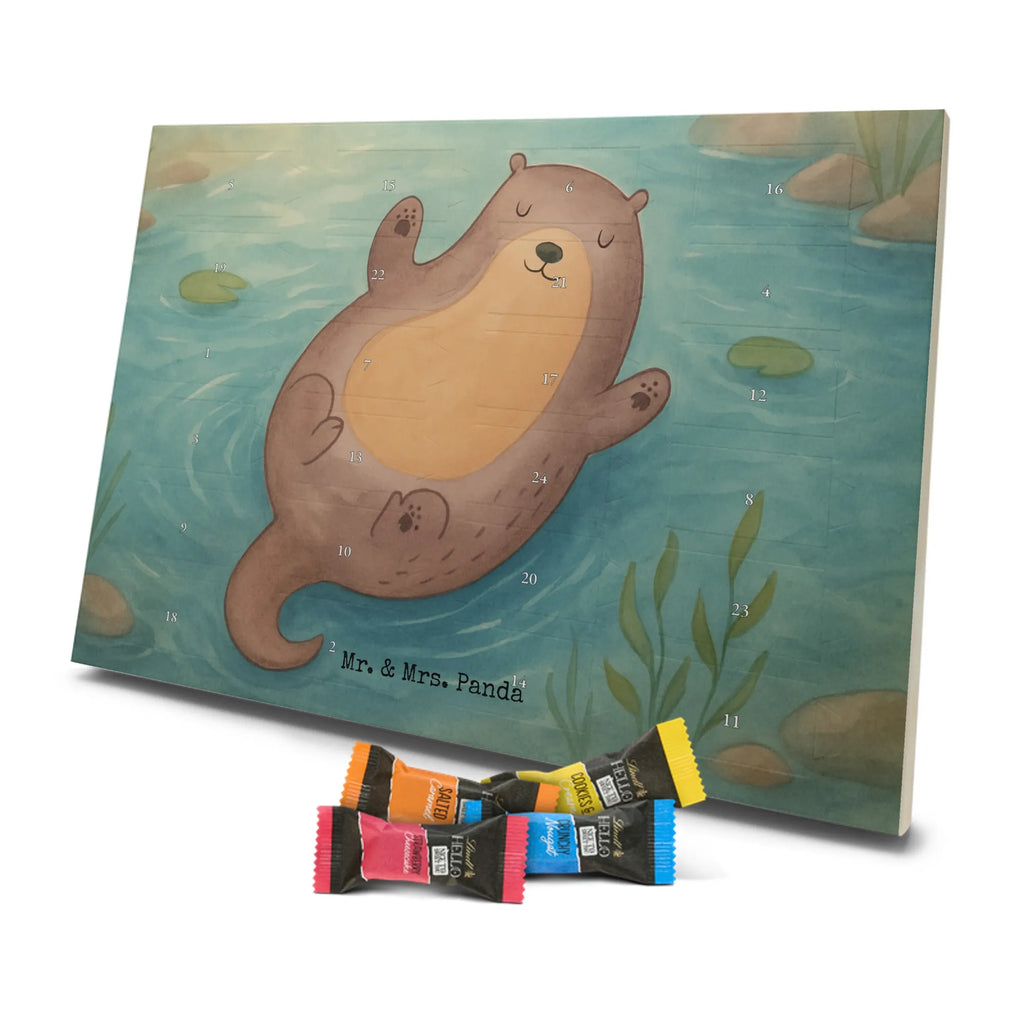 Chocolate advent calendar otter Embrace Design water animal, marten, water, sea otter, predator, baby otter, European otter, animal lover, aquatic animal, water mammal, mammal, animal, gift ideas for animal lovers, gifts for people in love, otter gifts, Otter Sea Otter Lake Otter