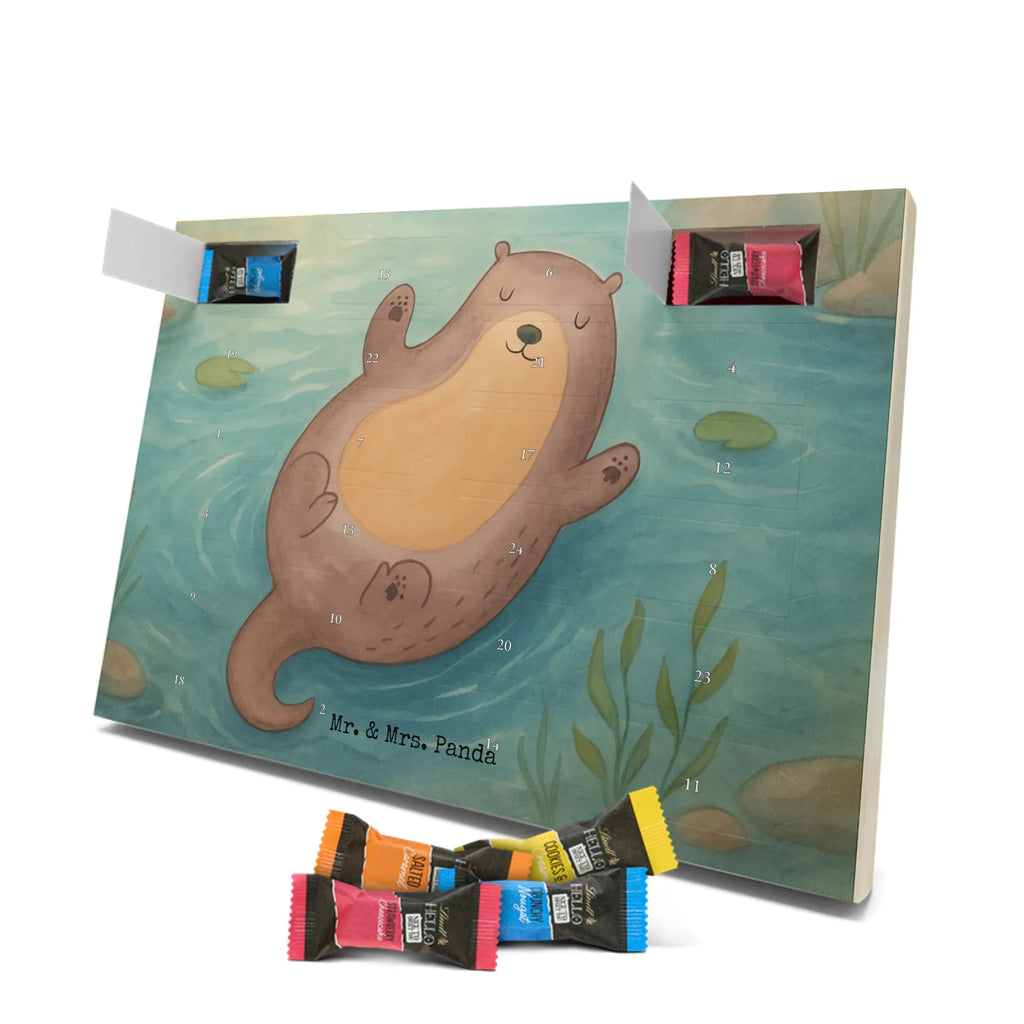 Chocolate advent calendar otter Embrace Design water animal, marten, water, sea otter, predator, baby otter, European otter, animal lover, aquatic animal, water mammal, mammal, animal, gift ideas for animal lovers, gifts for people in love, otter gifts, Otter Sea Otter Lake Otter