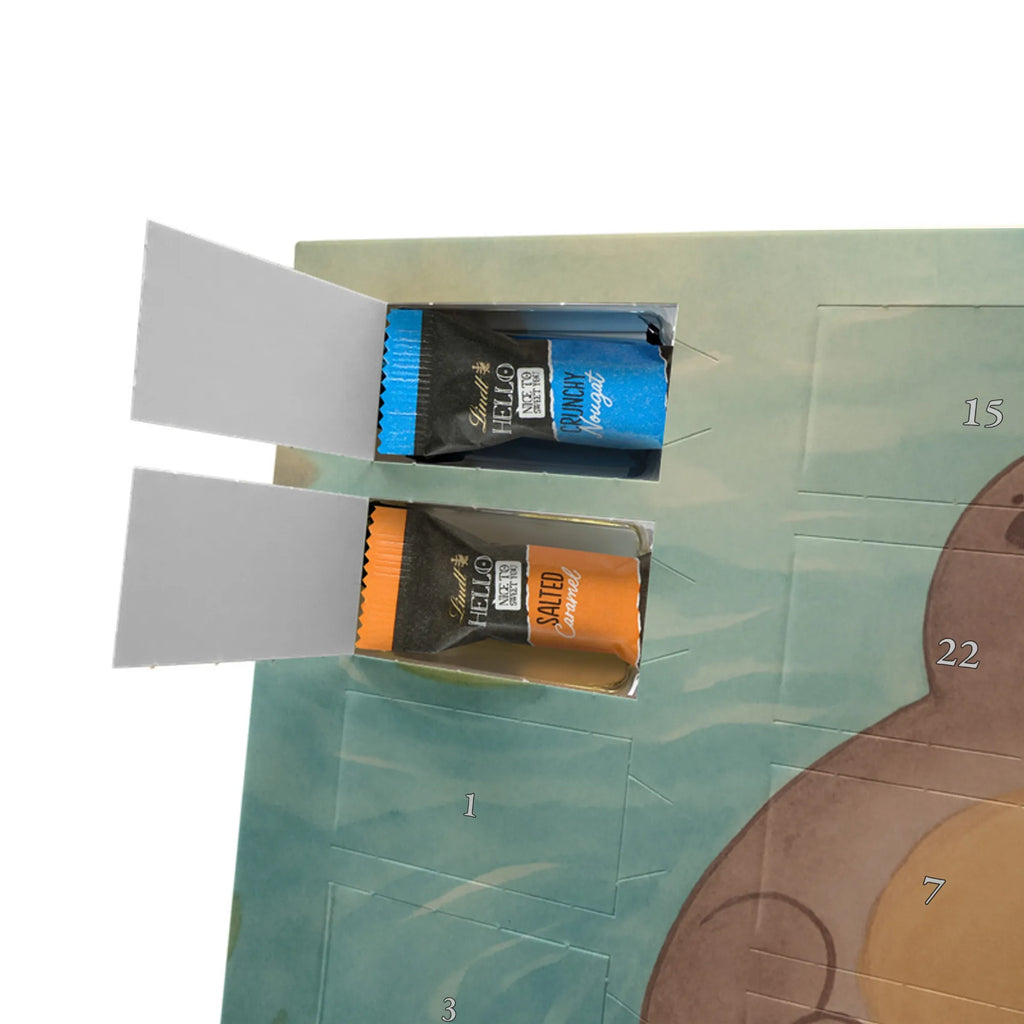 Chocolate advent calendar otter Embrace Design water animal, marten, water, sea otter, predator, baby otter, European otter, animal lover, aquatic animal, water mammal, mammal, animal, gift ideas for animal lovers, gifts for people in love, otter gifts, Otter Sea Otter Lake Otter
