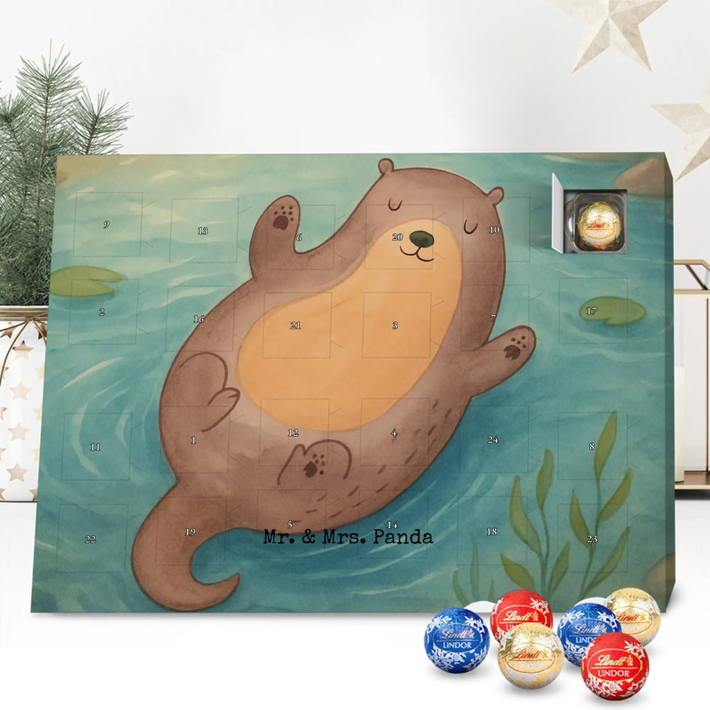 Chocolate advent calendar otter Embrace Design water animal, marten, water, sea otter, predator, baby otter, European otter, animal lover, aquatic animal, water mammal, mammal, animal, gift ideas for animal lovers, gifts for people in love, otter gifts, Otter Sea Otter Lake Otter