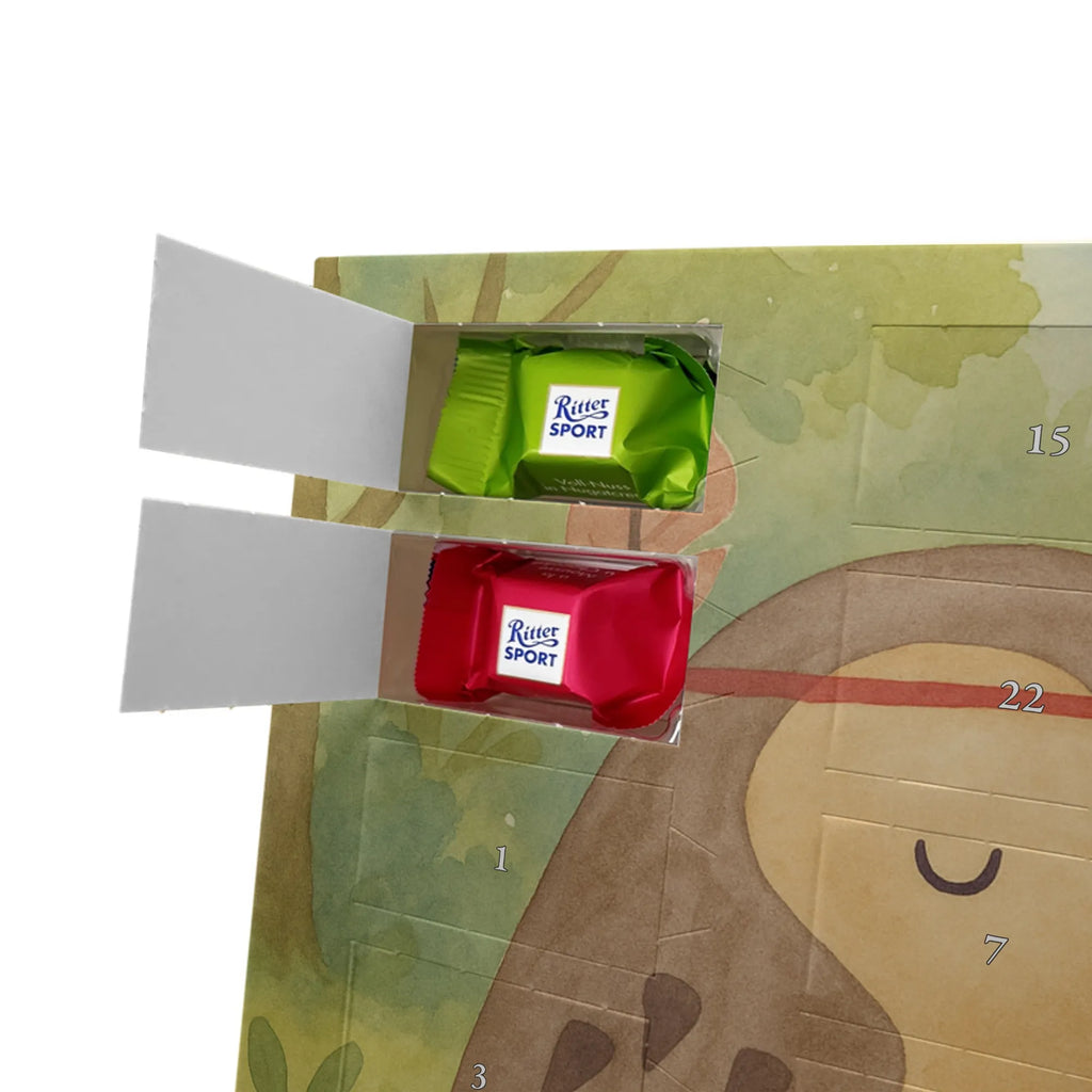 Chocolate advent calendar Owl feather headdress Design gift ideas, birthday present, forest animal, bird, nocturnal, illustrated, romantic gift, owl decor, Beautiful saying, Life is an adventure, Travel saying, Owl decoration, Indian saying, Feather decoration, Decoration