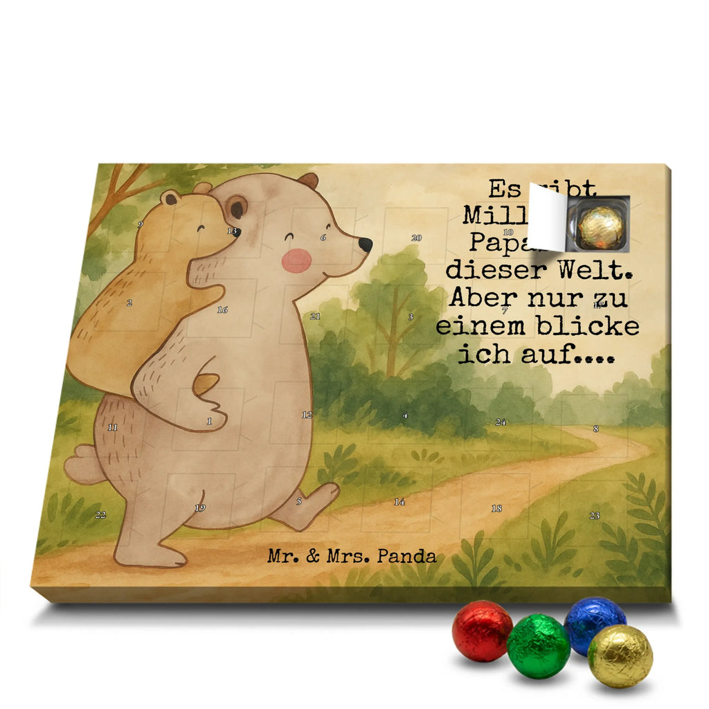 Chocolate advent calendar Papa Bear Design Father's Day, Mother's Day, birthday, father's day, present, uncle