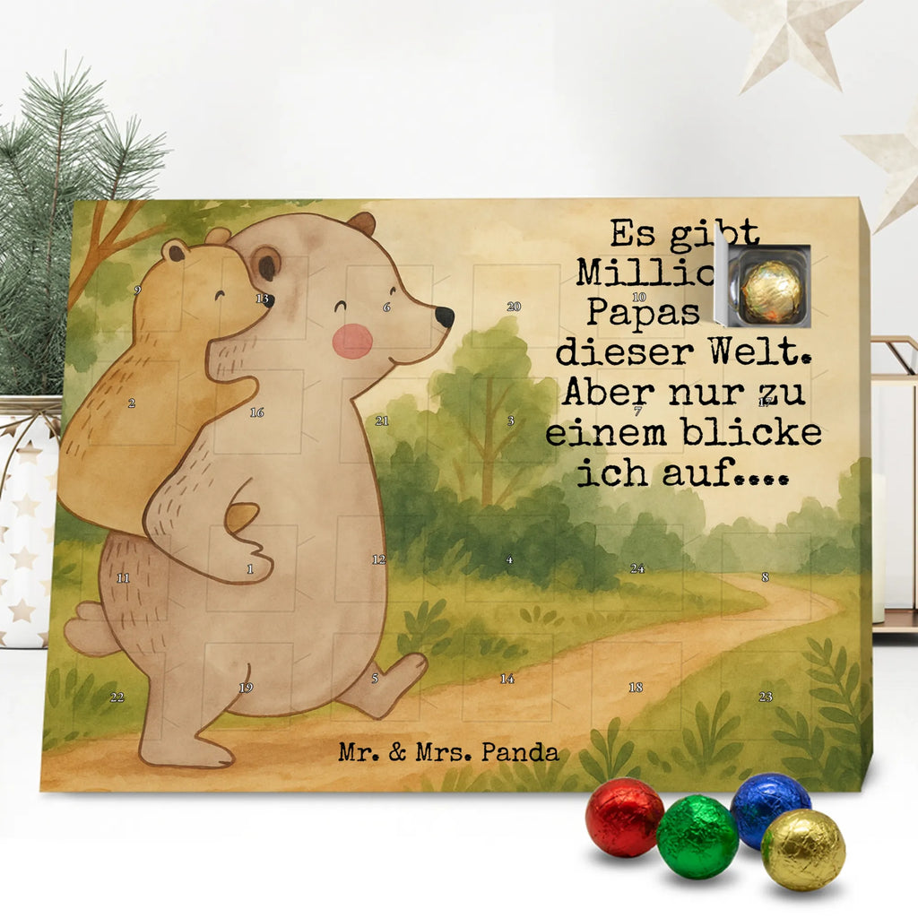 Chocolate advent calendar Papa Bear Design Father's Day, Mother's Day, birthday, father's day, present, uncle