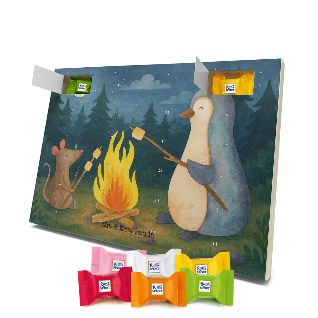 Chocolate advent calendar Penguin campfire Design North Pole, Penguins, campfire, everyday office life, penguins, mouse, life motto, new start, work, life motivation, fire