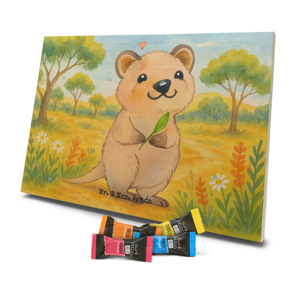 Chocolate advent calendar Quokka Happy Design card, gift ideas, gifts, small animals, cute, cute animal motives, hand drawn, funny sayings, good mood, special gifts, animal lover