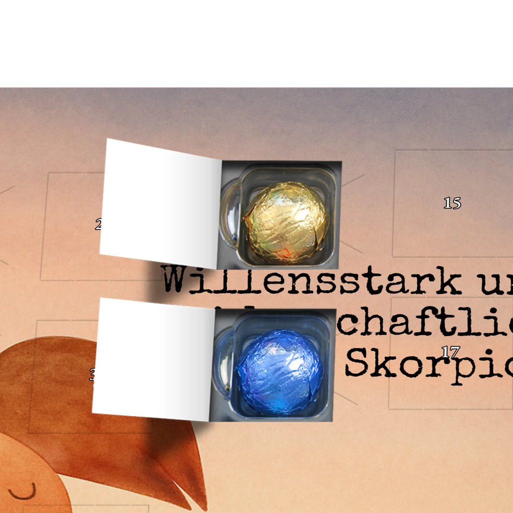 Chocolate advent calendar Star sign Scorpio Design constellations, birthdays, astrology, date of birth, month of birth, scorpions, birthday october, gift november, gift october, scorpion gift, scorpion star sign, birthday november