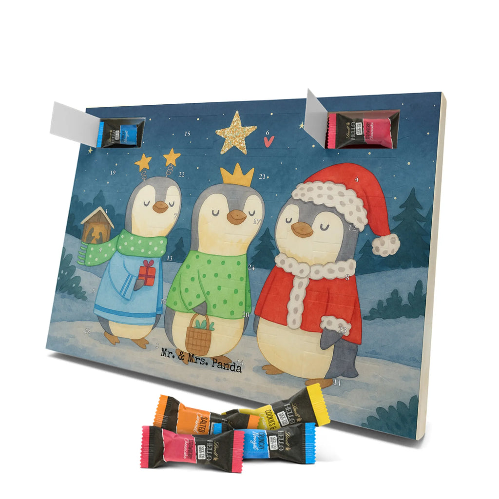 Chocolate advent calendar wintertime Holy Three Kings Design Christmas time, snow, Santa Claus, Epiphany, Christmas days, Christmas present, Christmas Eve