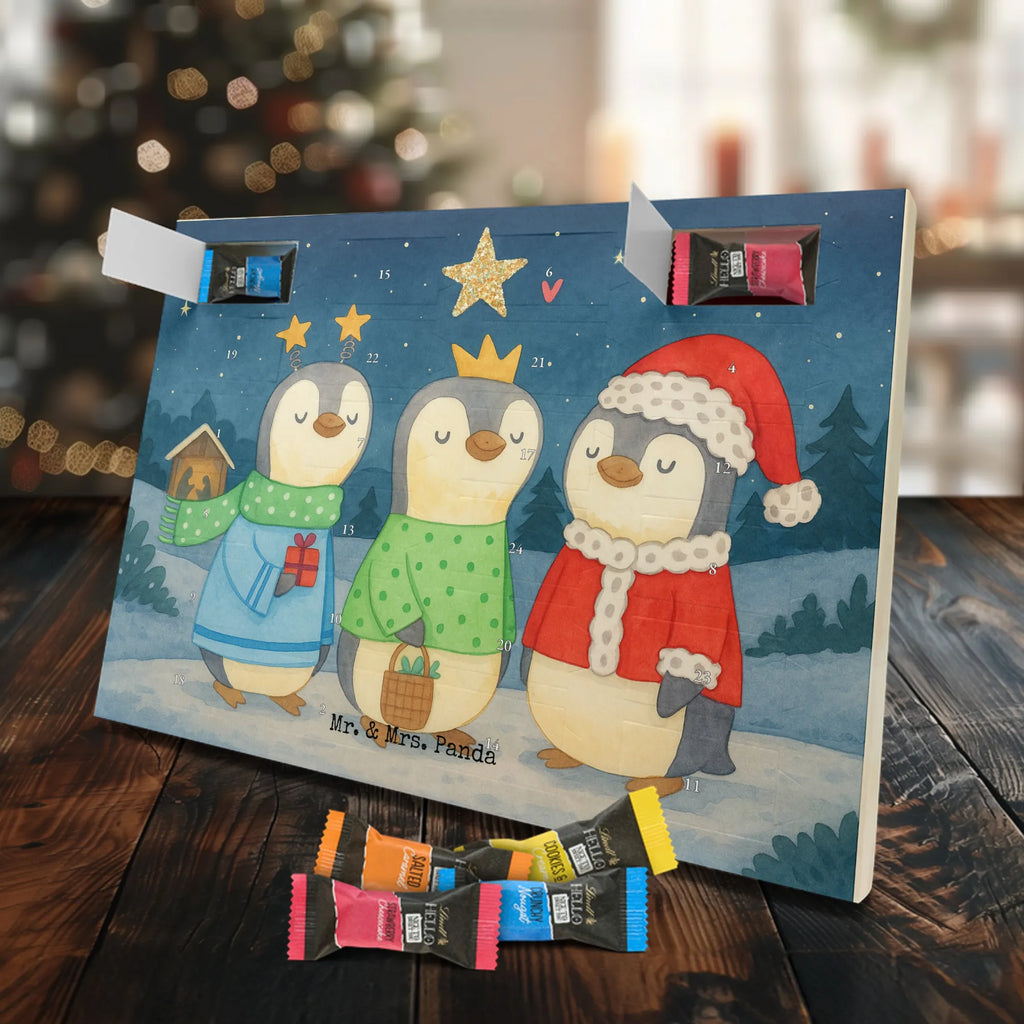 Chocolate advent calendar wintertime Holy Three Kings Design Christmas time, snow, Santa Claus, Epiphany, Christmas days, Christmas present, Christmas Eve