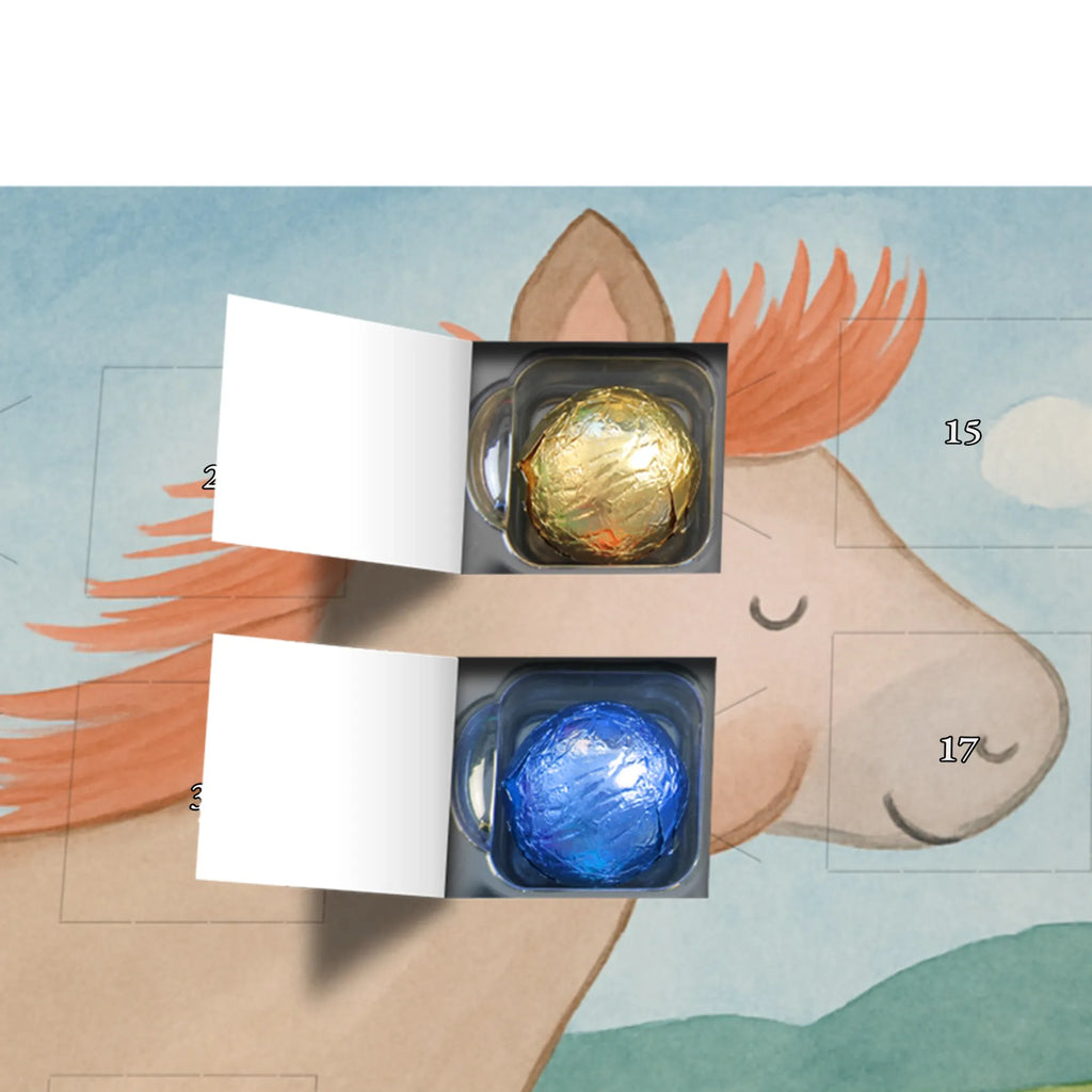 Chocolate advent calendar Horse Jump Design farm, farm animals, animals, horse, horses, horse stable, stable, horse owner, riding out, riding