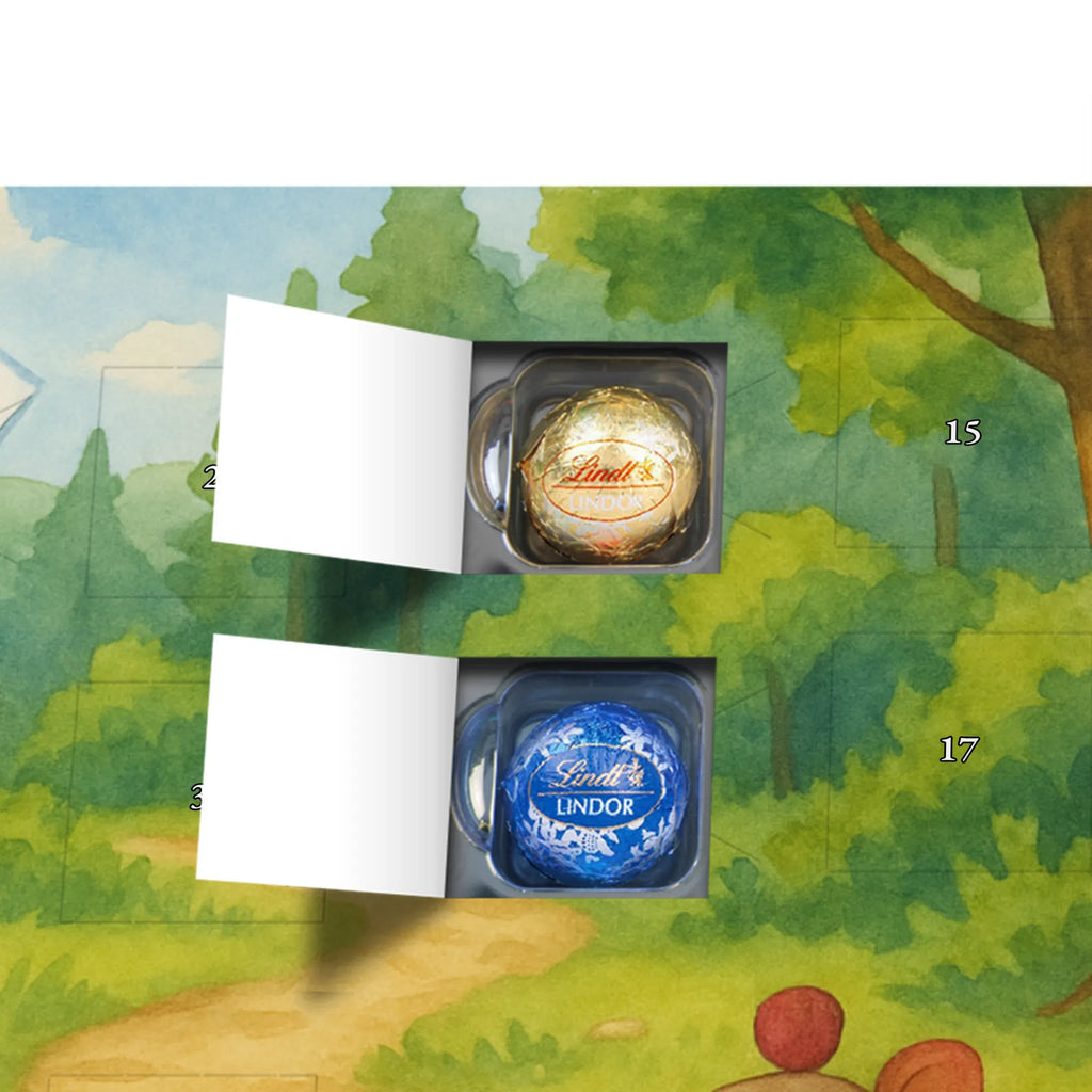 Chocolate advent calendar Penguin & Mouse Hiker Design North Pole, Penguins, adventurer, hiking, adventure, penguins, road trip, excursion