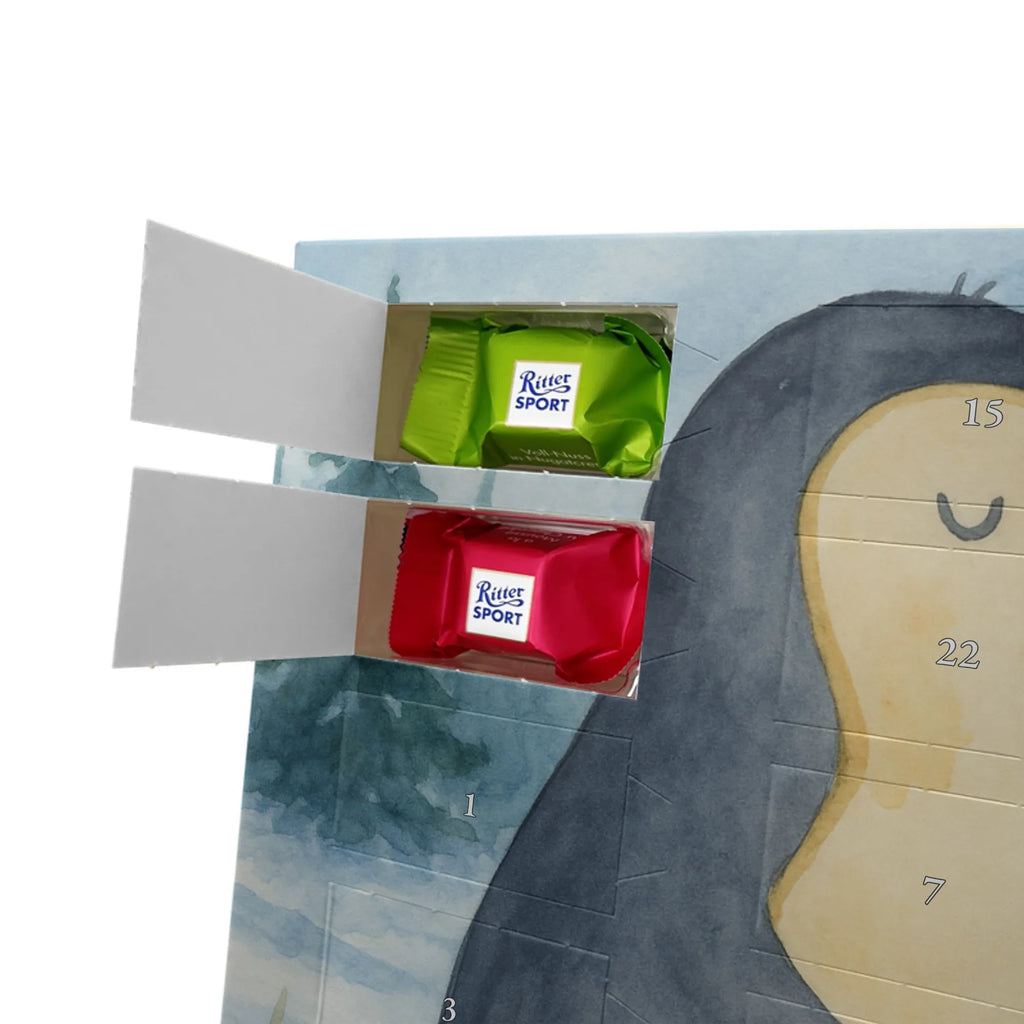 Chocolate advent calendar Penguin embrace Design North Pole, Penguins, wedding, wedding gift, love gift, lovers, anniversary, proof of love, wedding day