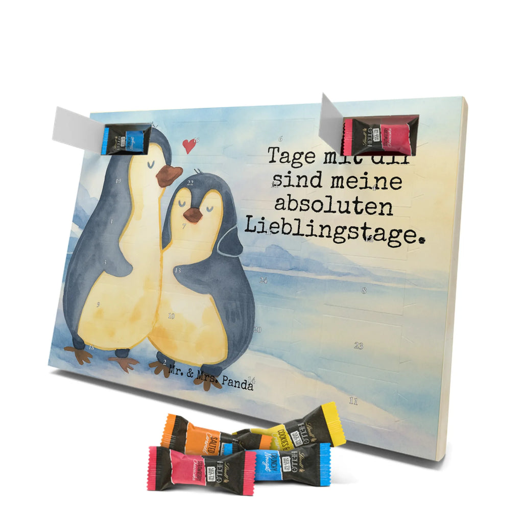 Chocolate advent calendar Penguin embrace Design North Pole, Penguins, wedding, wedding gift, love gift, lovers, anniversary, proof of love, wedding day