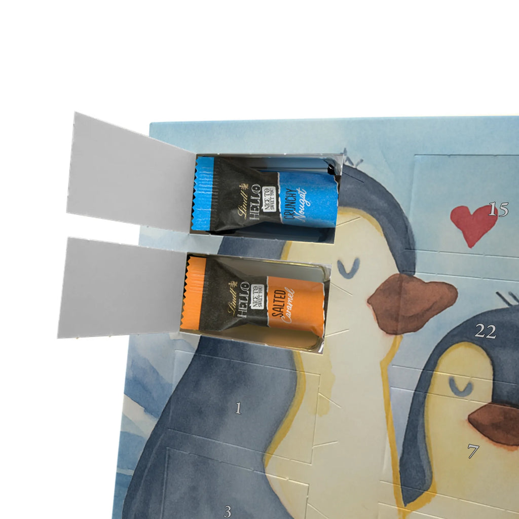 Chocolate advent calendar Penguin embrace Design North Pole, Penguins, wedding, wedding gift, love gift, lovers, anniversary, proof of love, wedding day