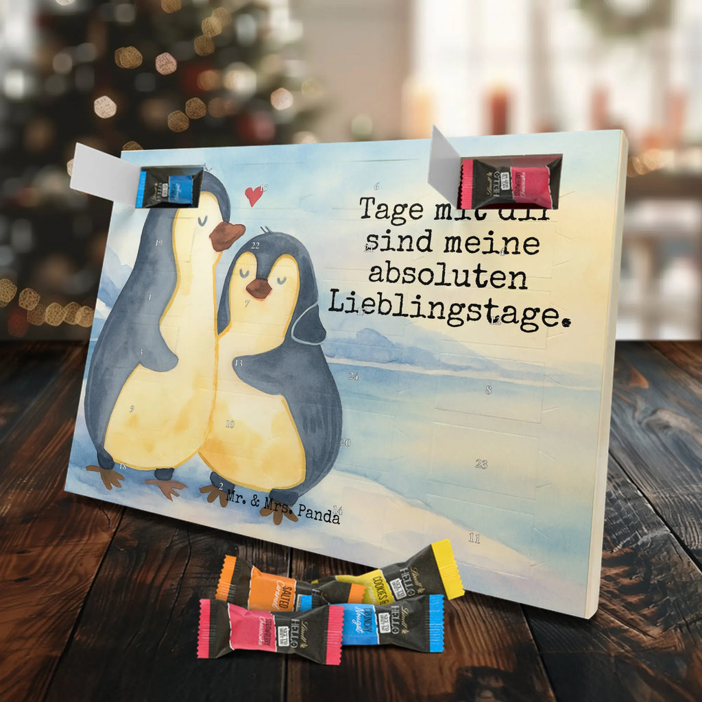 Chocolate advent calendar Penguin embrace Design North Pole, Penguins, wedding, wedding gift, love gift, lovers, anniversary, proof of love, wedding day